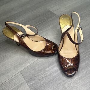 Cole Haan Women High Heels D8 D26187/ Size10 Us Patent # 5042176 brown